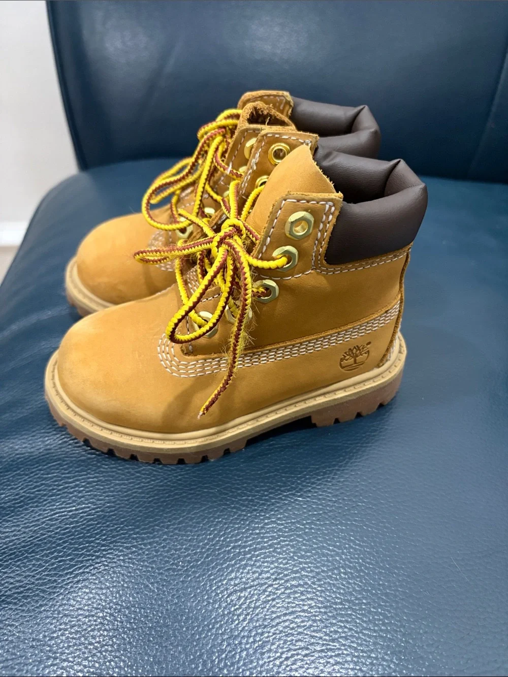 Timberland Kids Wheat/Tan Lace-Up Work Boots